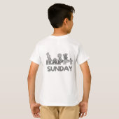 T-shirt Joyeux dimanche (Dos entier)