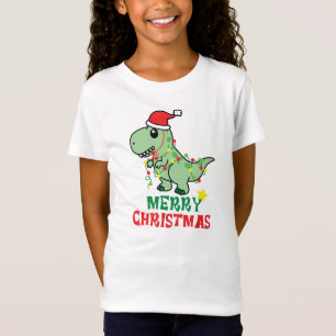 T-Shirt joyeux dinosaure de noël