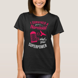 T-shirt Joyeux Divorce Party J'ai survécu Un Narcissiste C