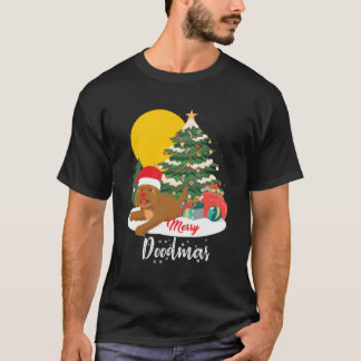 T-shirt Joyeux Doodmas Drôle Noël Labradoodle Doodle L