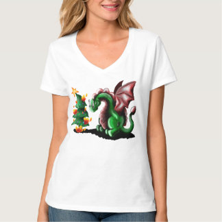 T-shirt Joyeux dragon de Noël