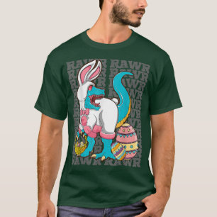 T-shirt Joyeux Eastrawr T Re Dinosaur Prix de l'Oeuf Lapin