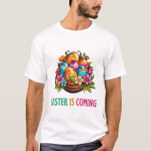 T-shirt Joyeux Eggster - Chasse aux oeufs de Pâques (Devant)
