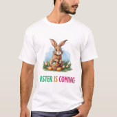 T-shirt Joyeux Eggster - Lapin de Pâques (Devant)
