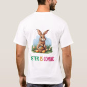 T-shirt Joyeux Eggster - Lapin de Pâques (Dos)