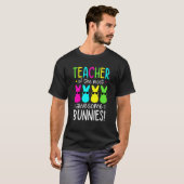 T-shirt Joyeux enseignant de la fête de Pâques Femmes ense (Devant entier)