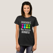 T-shirt Joyeux enseignant de la fête de Pâques Femmes ense (Devant entier)