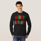 T-shirt Joyeux enseignant Étudiants brillants Éclair Ensei (Devant entier)