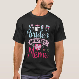T-shirt Joyeux époux Mariage épouse Ama de la mariée