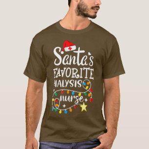 T-shirt Joyeux équipage de l'infirmière de Noël - Santas F