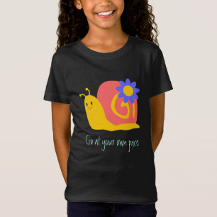 T-Shirt Joyeux escargots mignons escargots propre rythme