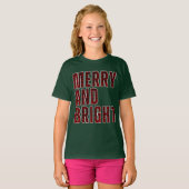 T-Shirt JOYEUX ET BRILLANT (Devant entier)