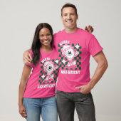 T-shirt Joyeux et brillants feux de Noël femmes roses (Unisexe)