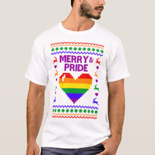 T-shirt Joyeux Et Fierté LGBT Doux laid