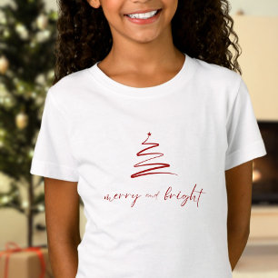 T-Shirt Joyeux et lumineux - élégants enfants rouges