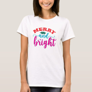 T-shirt Joyeux et Lumineux, Noël
