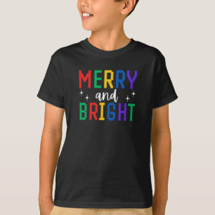 T-shirt Joyeux Et Lumineux Noël