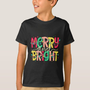 T-shirt Joyeux Et Lumineux Noël Funky Pyjamas Famille Xm