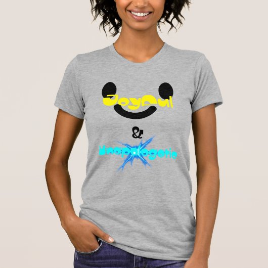 T-Shirt Joyeux et Sans Compromis (Devant)
