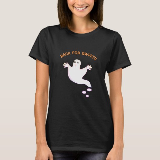 T-shirt Joyeux Fantôme d'Halloween (Devant)