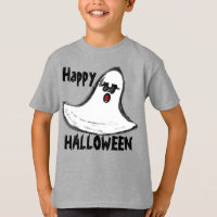 Joyeux Fantôme rouge blanc d'Halloween