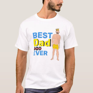 T-shirt Joyeux Fête des pères papa cadeau de corps