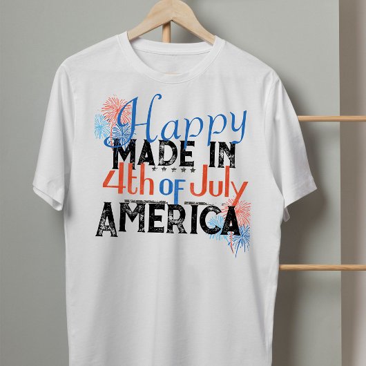 T-shirt Joyeux feu d'artifice 4 juillet Amérique