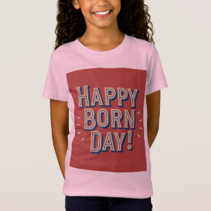 T-Shirt Joyeux Filles du Jour du Né