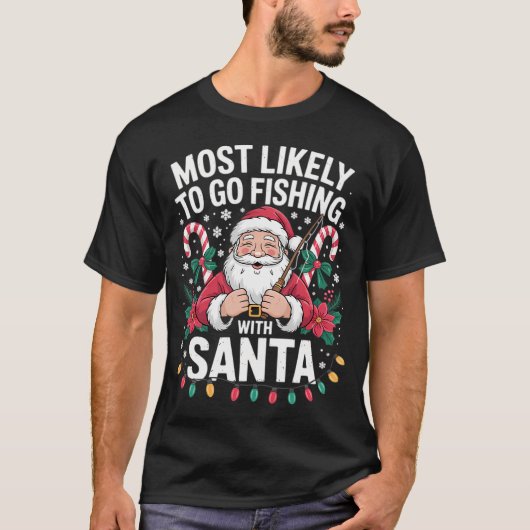 T-shirt Joyeux Fish Noël (Devant)