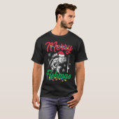 T-shirt Joyeux Fish Noël (Devant entier)