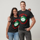 T-shirt Joyeux Fish Noël Santa (Unisexe)