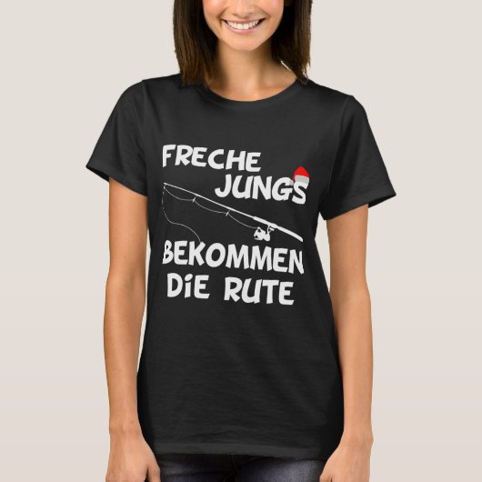 T-shirt Joyeux Fishmas vilain pull de Noël drôle de pêche (Devant)