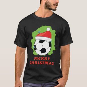 T-shirt Joyeux Football / Soccer Noël - Drôle
