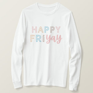 T-shirt Joyeux Friyay Fun Enseignant Vendredi Amateurs Cad