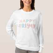 T-shirt Joyeux Friyay Fun Enseignant Vendredi Amateurs Cad (Devant)