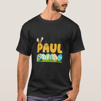 T-shirt Joyeux garçons de Pâques Hommes Nom personnalisé P