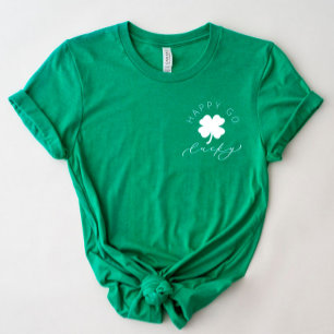 T-shirt Joyeux Go Lucky Shamrock St. Patrick’s Day