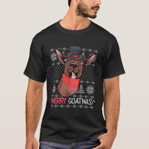 T-shirt Joyeux Goatmas Douleur moche Noël fermier cadeaux