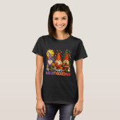 T-shirt Joyeux Hallothanksmas Gnomes Halloween Thanksgivin (Devant entier)