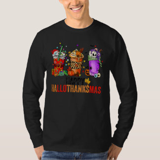 T-shirt Joyeux hallothanksmas Halloween Action de grâce Ch