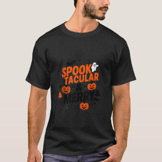 T-shirt Joyeux Hallothanksmas Halloween épouvantable joyeu