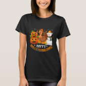 T-shirt Joyeux Hallothanksmas Halloween Thanksgiving Chris (Devant)