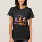 T-shirt Joyeux Hallothanksmas Halloween Thanksgiving Chris (Devant)