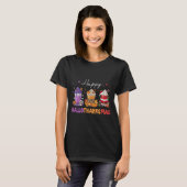 T-shirt Joyeux Hallothanksmas Halloween Thanksgiving Chris (Devant entier)
