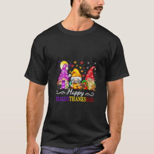 T-shirt Joyeux Hallothanksmas mignon fantôme Halloween Tha
