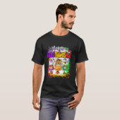 T-shirt Joyeux Hallothanksmas Verre Halloween Thanksgiving (Devant entier)