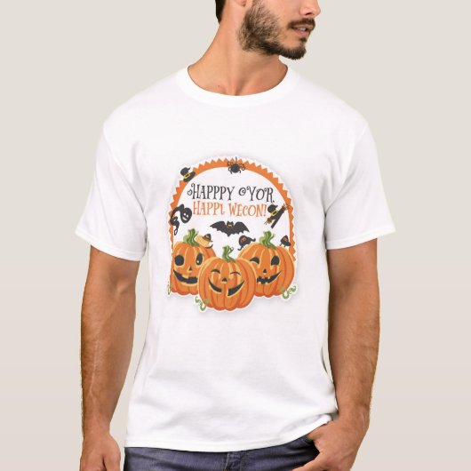 T-shirt Joyeux Halloween (Devant)