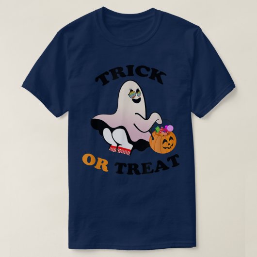 T-shirt Joyeux Halloween Candy Corn Spoo (Design devant)
