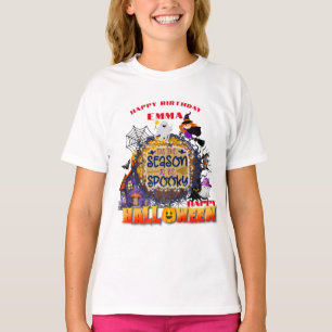 T-shirt Joyeux Halloween C'est la saison effrayante de cél