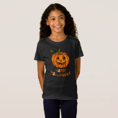 T-Shirt Joyeux Halloween | CITROUILLE | maïs-bonbons (Devant entier)